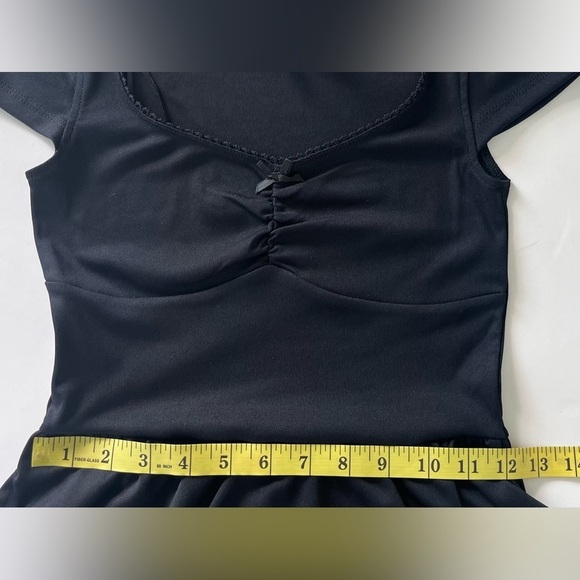 H&M Short Black Dress, Size XXS - Picture 4 of 7